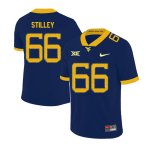 Men's West Virginia Mountaineers NCAA #66 Adam Stilley Navy Authentic Nike 2019 Stitched College Football Jersey GC15S51HO